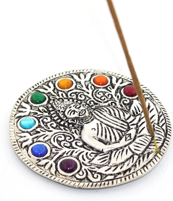 Metal 7 Çakra ( Chakra ) Buda Tütsülük Ksk2175