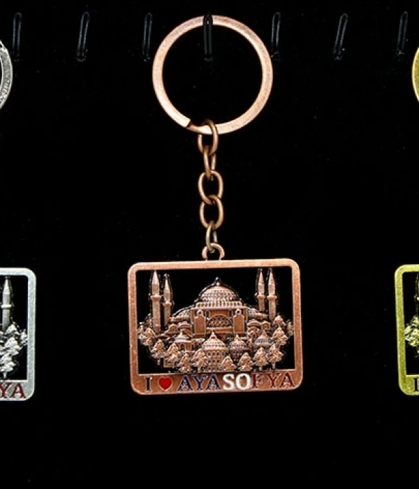 Metal Ayasofya Anahtarlık Alk2200