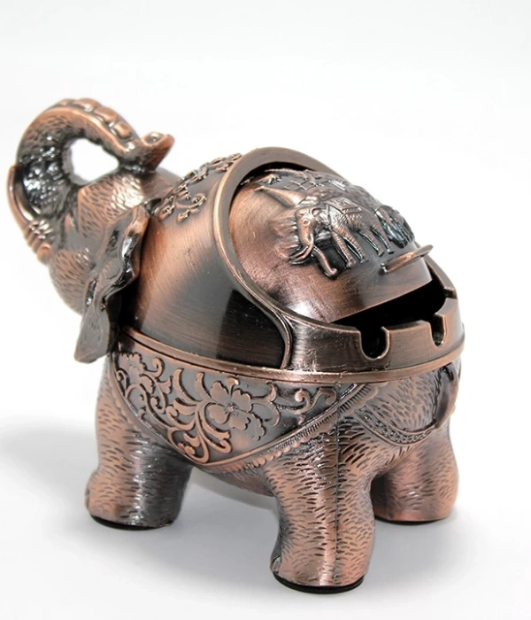 Metal Fil Figürlü Küllük Alk1656