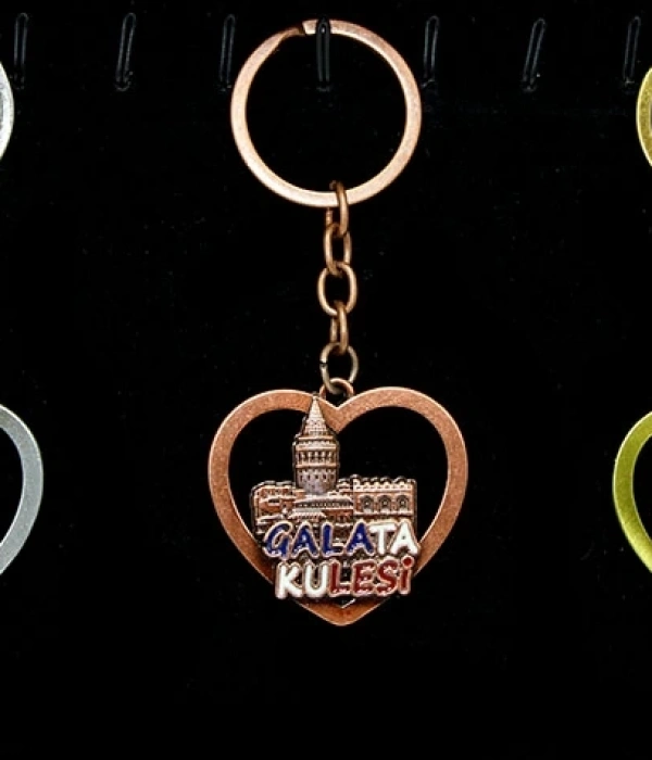 Metal Galata Kulesi Anahtarlık Alk2209