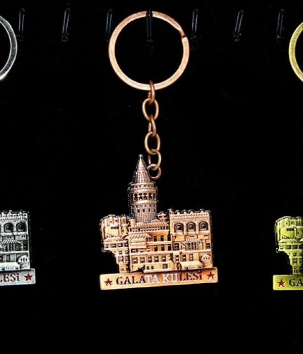 Metal Galata Kulesi Anahtarlık Alk2214
