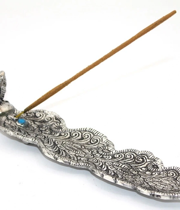 Metal Kayık Baykuş Tasarımı Tütsülük Ksk2202