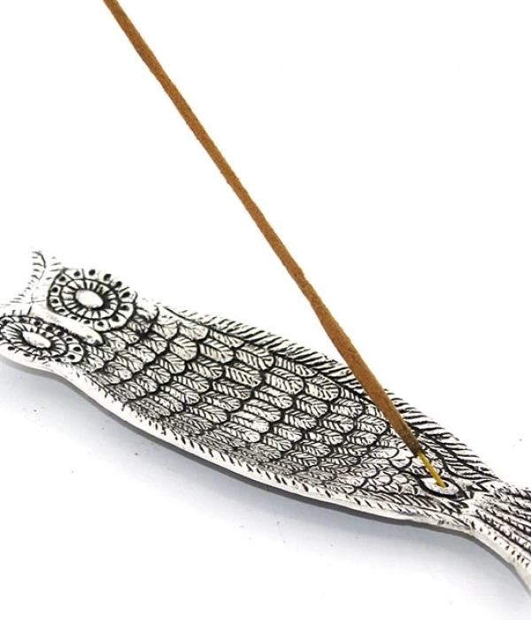 Metal Kayık Baykuş Tasarımı Tütsülük Ksk2207