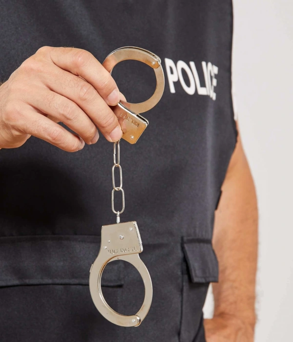 Metal Malzemeden İmal Anahtarlı Oyuncak Polis Si