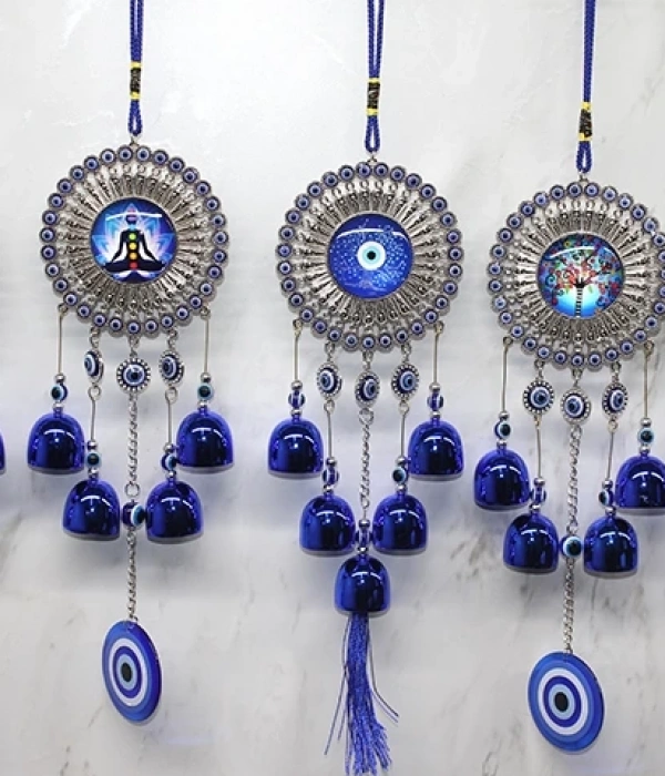 Metal Nazar Boncuğu Çan Alk3491