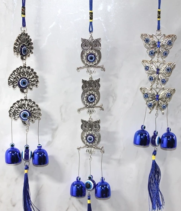 Metal Nazar Boncuğu Çan Alk3502