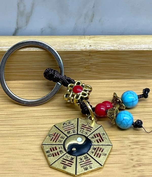 Metal Yin Yang Anahtarlık Alk4454