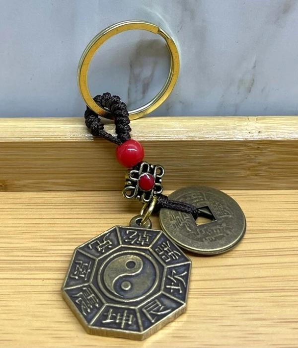 Metal Yin Yang Anahtarlık Alk4457