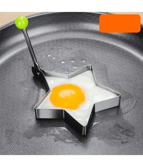 Metalik Yıldız Şeklinde Metal Omlet Yumurta Ve Krep Kalıpları