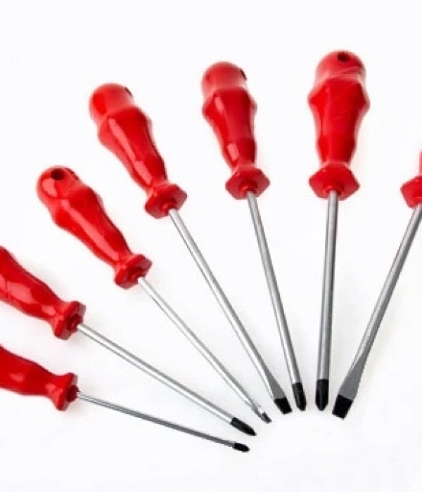 Mıknatıslı Düz Yıldız Tornavida Seti - 7 Parça