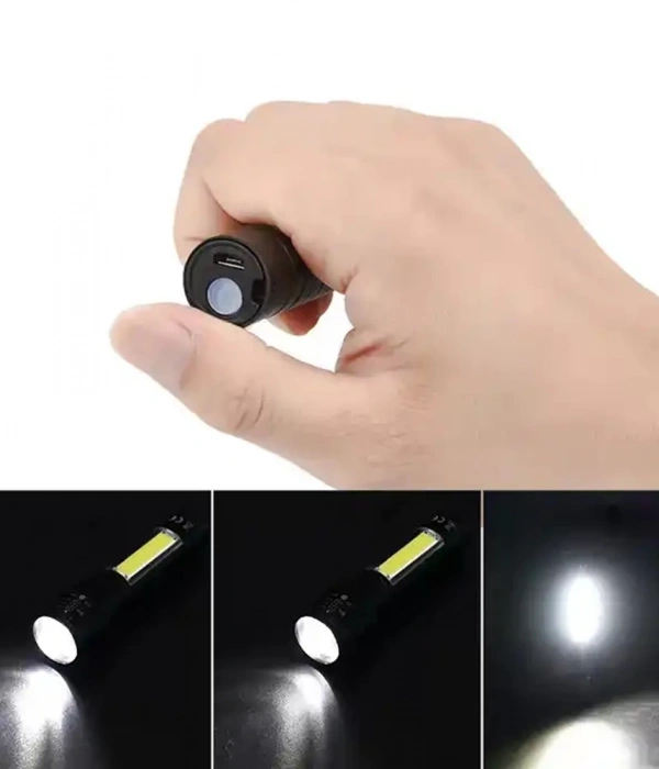 Mini Çok Güçlü Şarjlı El Feneri (xpe-cob Led )  Wt-030
