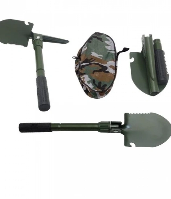 Mini Multifonksiyonel Askeri Katlanır Taşınabilir Kürek