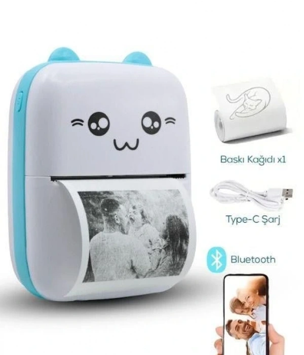 Mini Printer Etiket Çıkarıcı Yazıcı