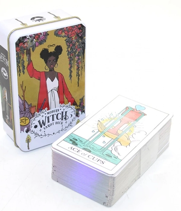 Modern Witch Metal Kutulu Tarot Kartı Alk2769