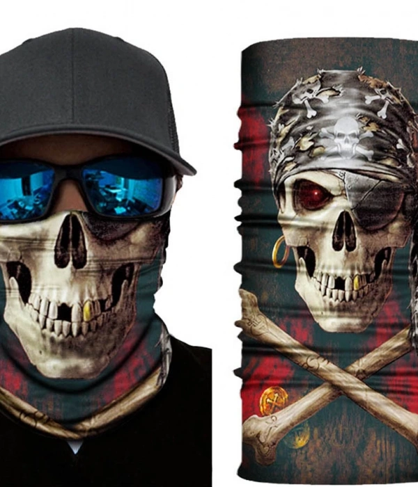 Motorcu Boyunluk Baf Buff Bandana 25x48 Cm Model 2