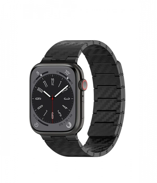 Movenchy Watch 45mm Carbon Steel Kordon