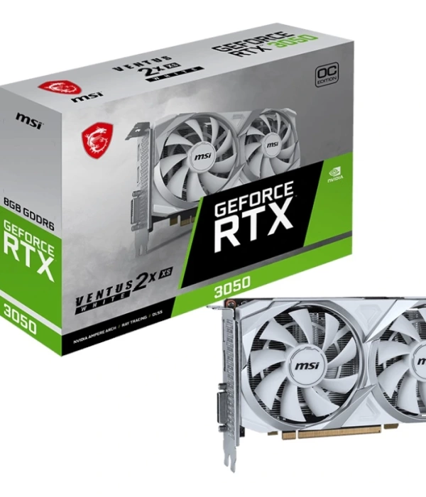 MSI GEFORCE RTX 3050 VENTUS 2X XS WHITE 8G OC GD6