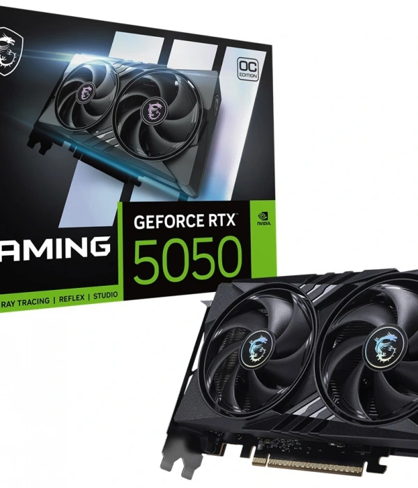 MSI GEFORCE RTX 5050 8G GAMING OC GDDR6 128B DX12 PCIE 5.0 X16 (3XDP 1XHDMI)