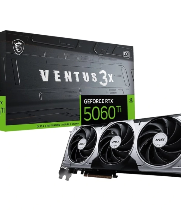 MSI GEFORCE RTX 5060 TI 8G VENTUS 3X OC GDDR7 128B DX12 PCIE 5.0 X16 (3XDP 1XHDMI)