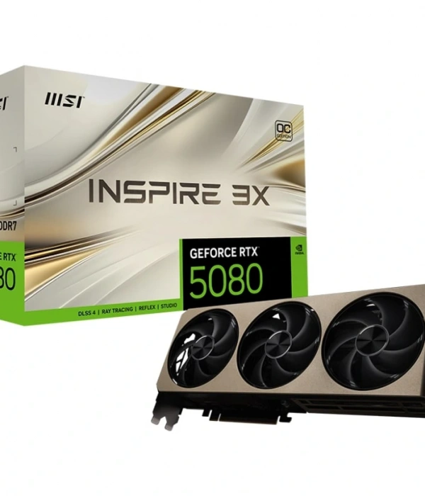 MSI GEFORCE RTX 5080 16G INSPIRE 3X OC VGA