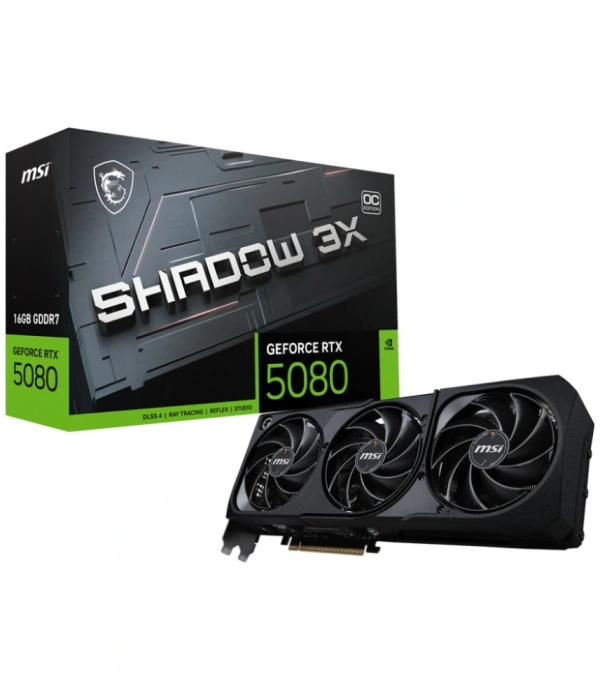 MSI GEFORCE RTX 5080 16G SHADOW 3X OC VGA