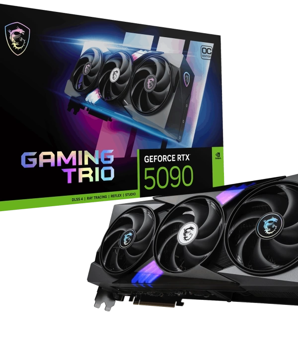 MSI GEFORCE RTX 5090 32G GAMING TRIO OC GDRR7 256 B DX12 PCIE 5.0 X16 (3XDP 1XHDMI)