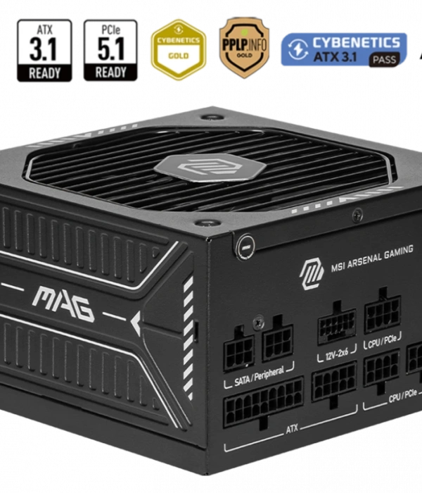 MSI MAG A750GLS PCIE5 750W 80+GOLD POWER SUPPLY