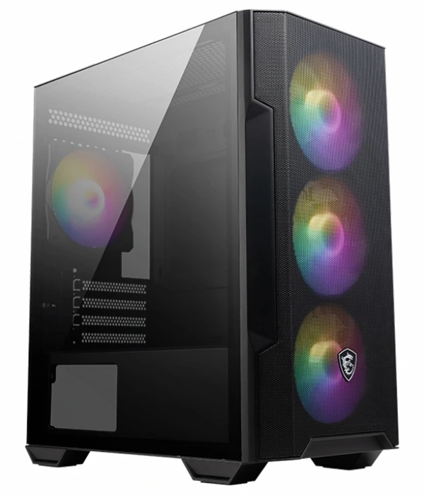 MSI MAG FORGE M100R 4X120mm ARGB mATX GAMING KASA