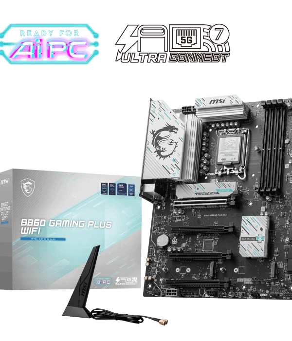 MSI MB B860 GAMING PLUS WIFI SOKET 1851 DDR5 8600MHZ(OC) 3xM.2 1x TB4 HDMI DISPLAY 5G LAN WIFI 7 ATX