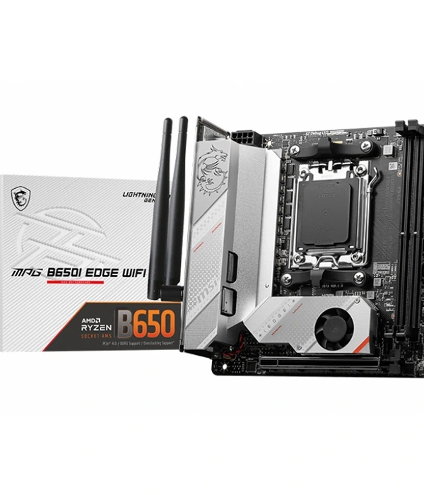MSI MPG B650I EDGE WIFI DDR5 HDMI M.2 USB 3.2 LAN WİFİ MITX AM5
