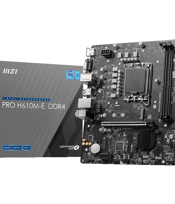 MSI PRO H610M-E DDR4 3200MHZ M.2 mATX 1700p