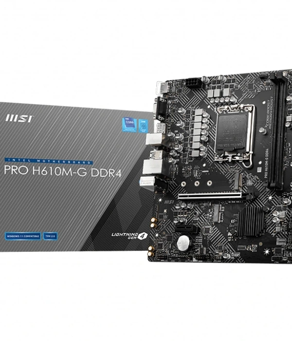 MSI PRO H610M-G DDR4 3200MHZ mATX 1700p