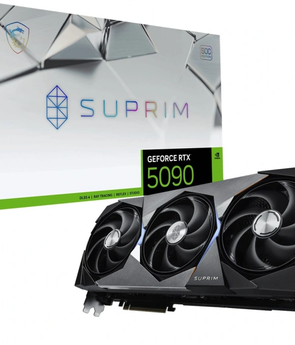 MSI RTX 5090 32G SUPRIM SOC 32GB GDRR7 512B DX12 PCIE 5.0 X16 (3XDP 1XHDMI)