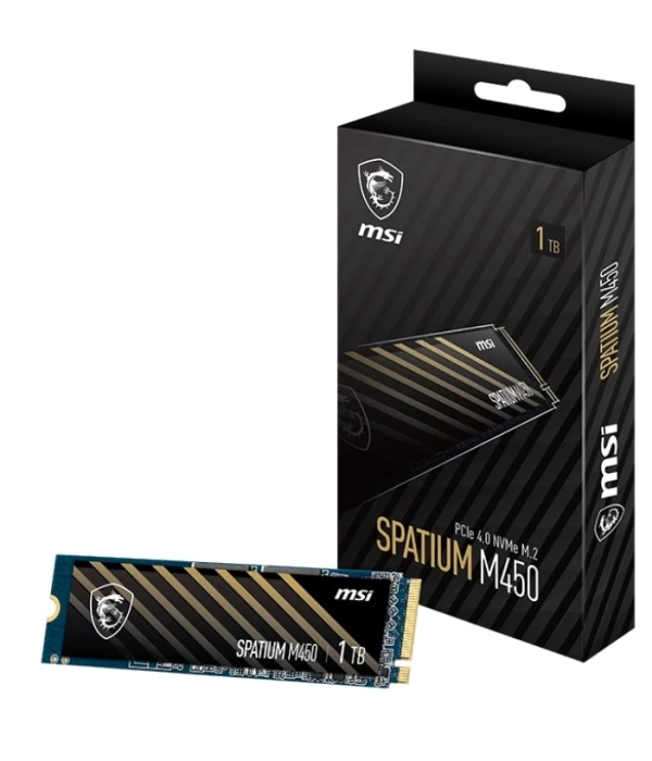 MSI SPATIUM M450 NVME M.2 500GB SSD V1