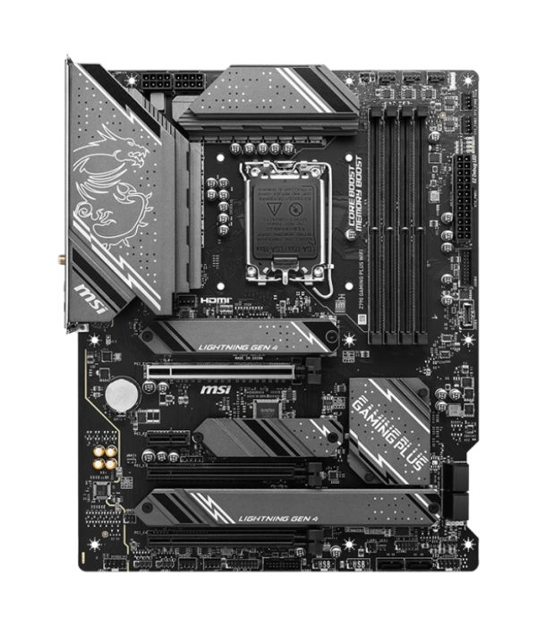 MSI Z790 GAMING PLUS WIFI 7200Mhz(OC) DDR5 M.2 DP HDMI 1700P
