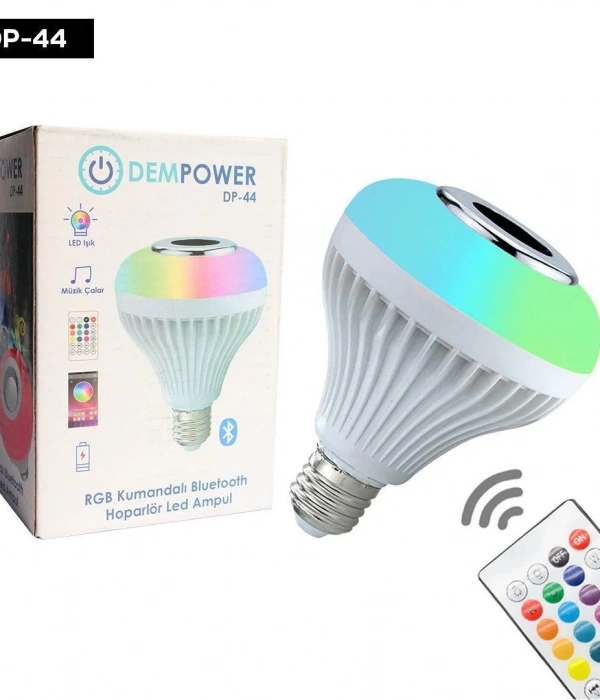 Müzikli Bluetooth Ampul
