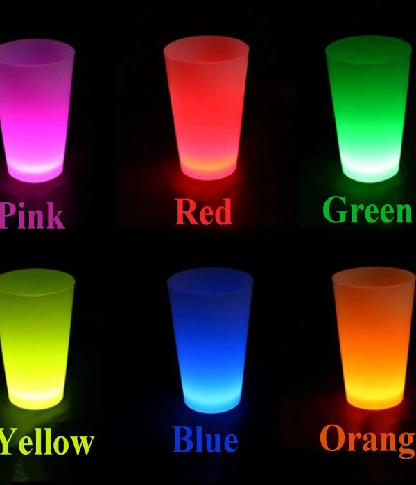 Neon Parti Glow Bardak 1.5 Oz Karışık Renk 1 Adet Tekli