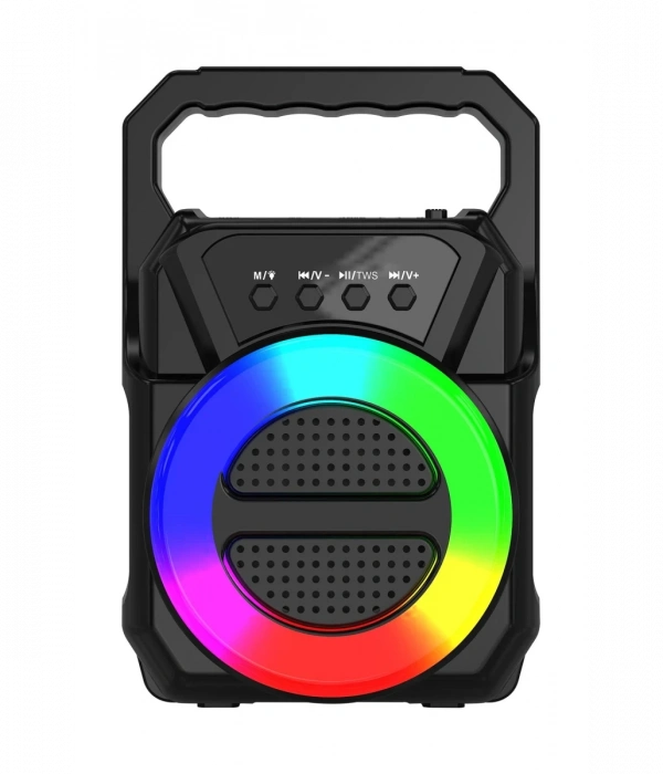 Newface ABS-1309 RGB FM Kablosuz Hoparlör - Siyah