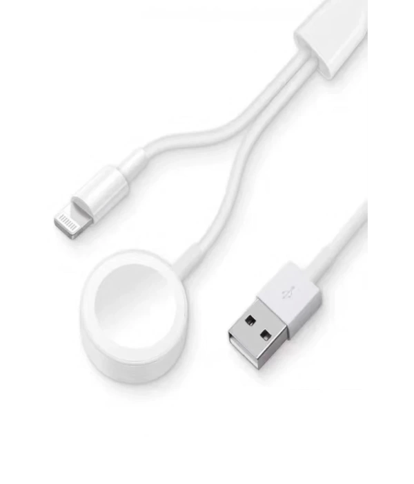 Newface AC08 2in1 Kablosuz Şarj Apple Watch 1/2/3/4/5/6/7/8/SE