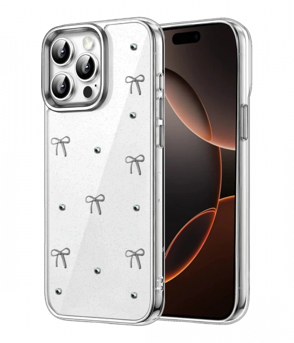 Apple iPhone 14 Pro Max Fiyonk Desenli Kapak