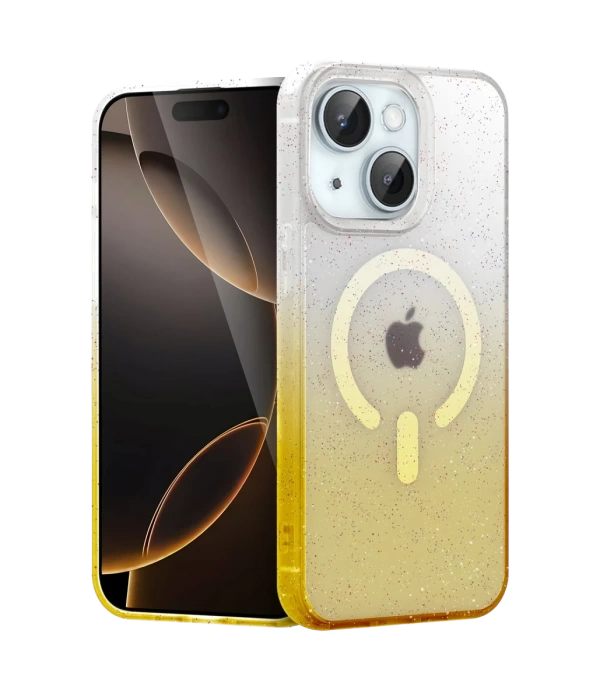 Newface Apple iPhone 15 Plus Pummel Shiny Magsafe Kapak
