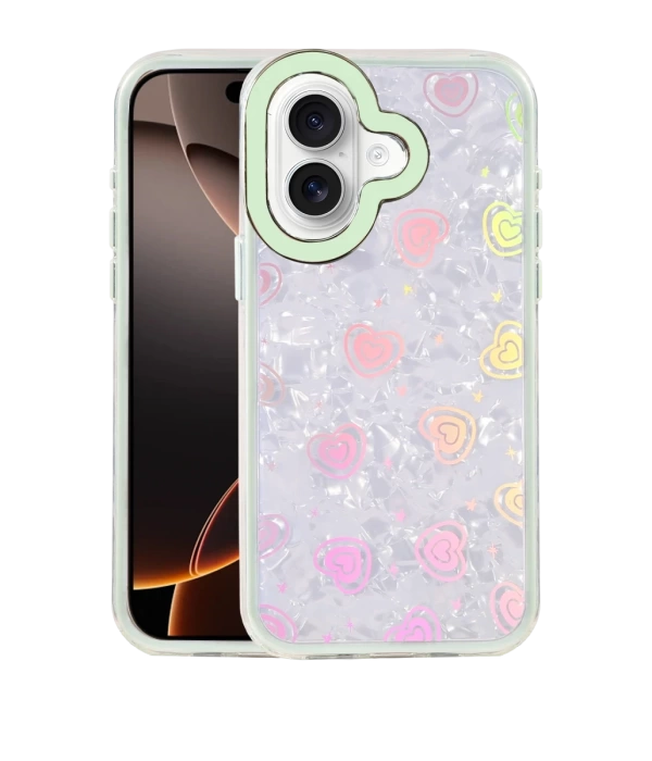Newface Apple iPhone 16 Lumi Desenli Kapak