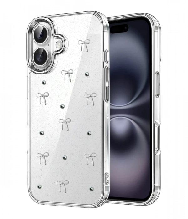 Newface Apple iPhone 16 Plus Fiyonk Desenli Kapak