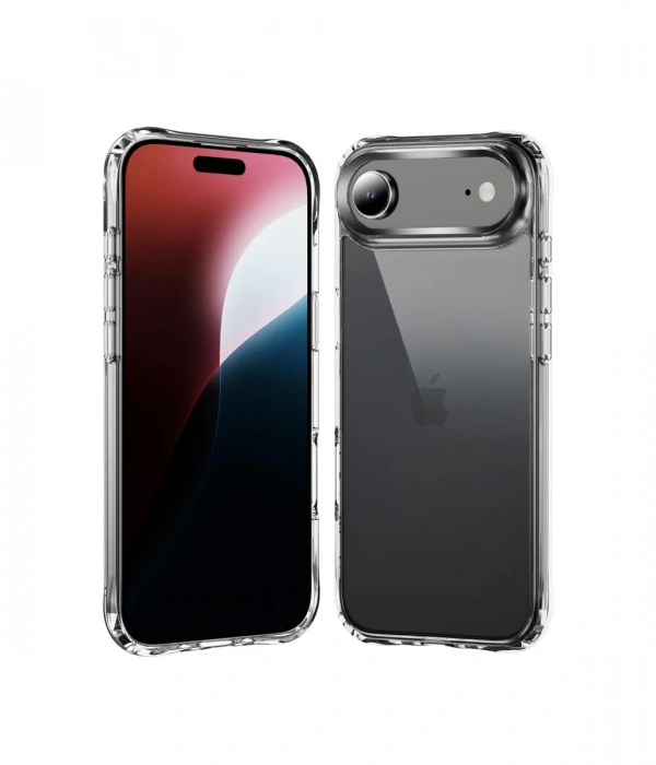 Newface Apple iPhone 17 Air Lüx Şeffaf Silikon - Şeffaf