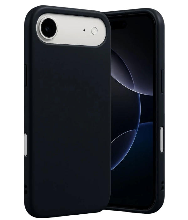 Newface Apple iPhone 17 Air Nano içi Kadife Silikon - Siyah