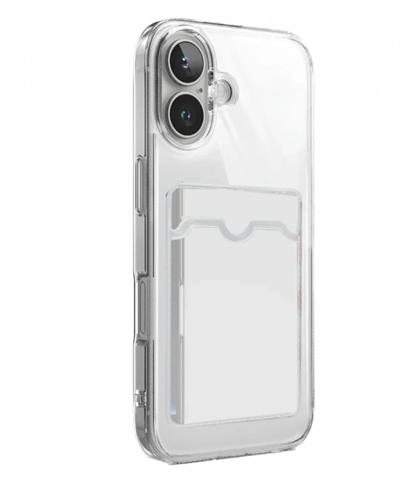 Newface Apple iPhone 17 Kart Şeffaf Silikon - Şeffaf