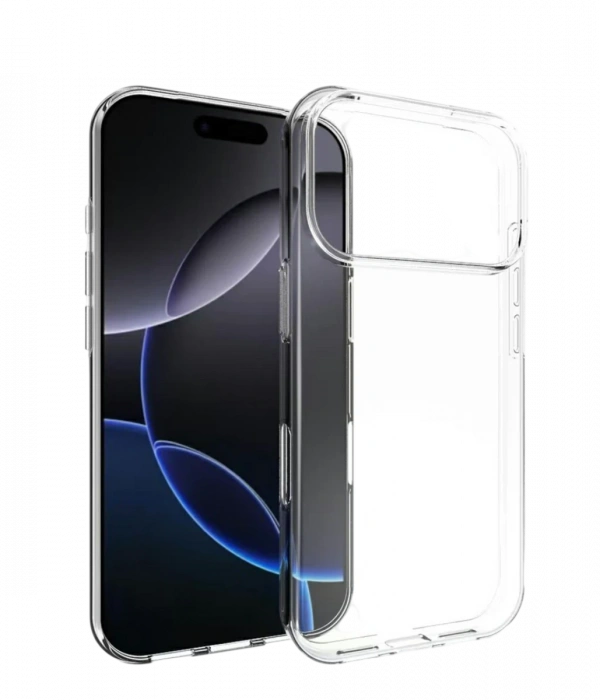 Joy Tekno Apple iPhone 17 Pro Lüx Şeffaf Silikon - Şeffaf