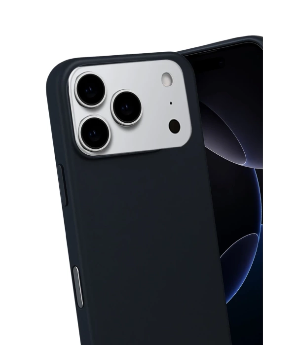 Newface Apple iPhone 17 Pro Nano içi Kadife Silikon - Siyah
