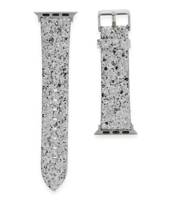 Newface Apple Watch 38mm Starry Taşlı Kordon - Gümüş