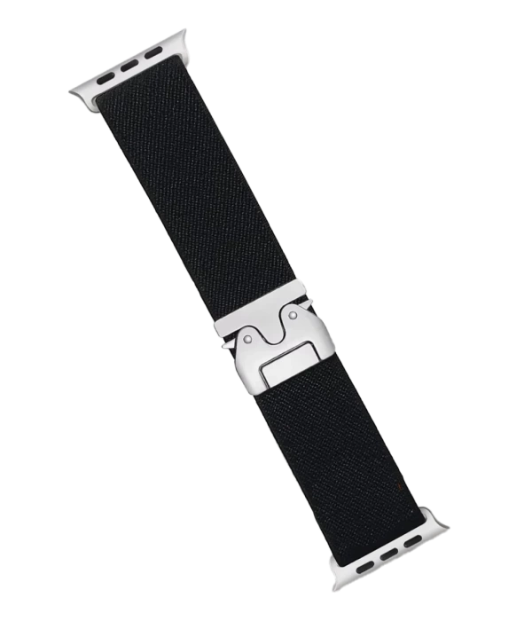 Newface Apple Watch 42mm Forest Kumaş Kordon - Siyah